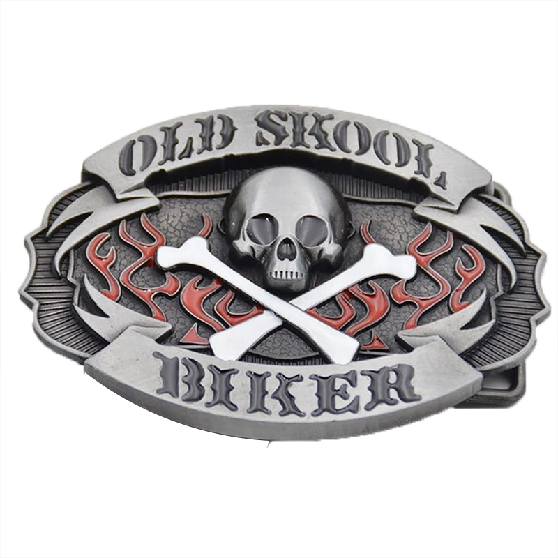 Buckle "Old Skool Biker"